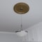 Ekena Millwork Traditional PVC Medallion (Canopies up to 13 1/2"), 22"OD x 3 1/2"ID x 1 1/2"P, Metallic Gold Rush CMP22TRCGH - alternate 9